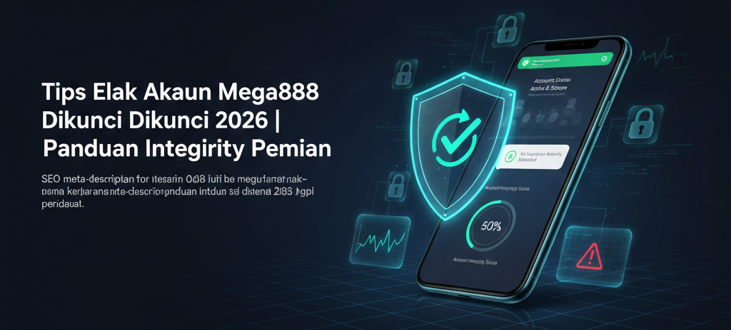 tips elak akaun mega888 dikunci